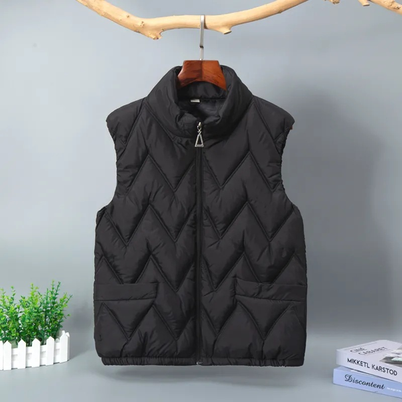 Áo phao ghile chất liệu vải phao nhẹ bên trong trần bông ấm quà ý nghĩa tặng bà tặng mẹ