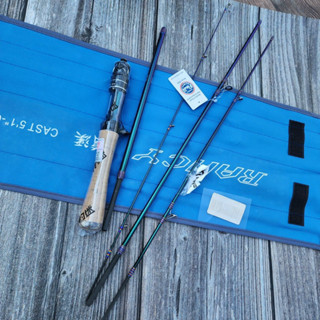 Cần Rancy 4 khúc UL, khoen Fuji cao cấp, cần đứng,cần ngang ,đa dụng 2 trog 1.