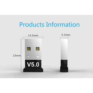 USB bluetooth SCR 5.1 Dongle dùng cho máy tính laptop, PC thu phát bluetooth tốc độ cao B-Tech
