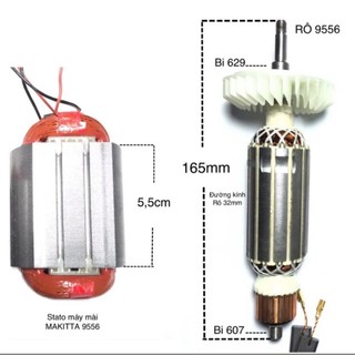 Roto và sato mài 9556 makita