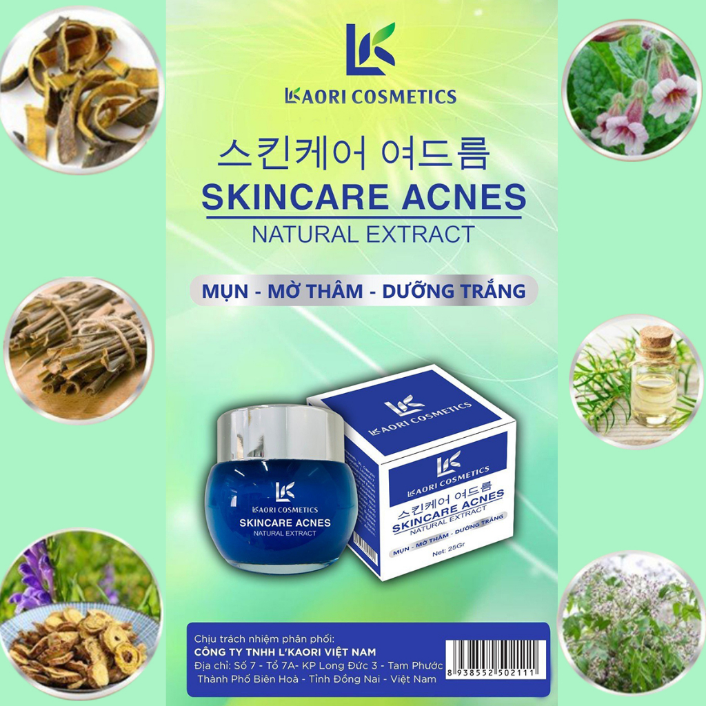 KEM MỤN MỜ THÂM, DƯỠNG TRẮNG - SKINCARE ACNES L'KAORI