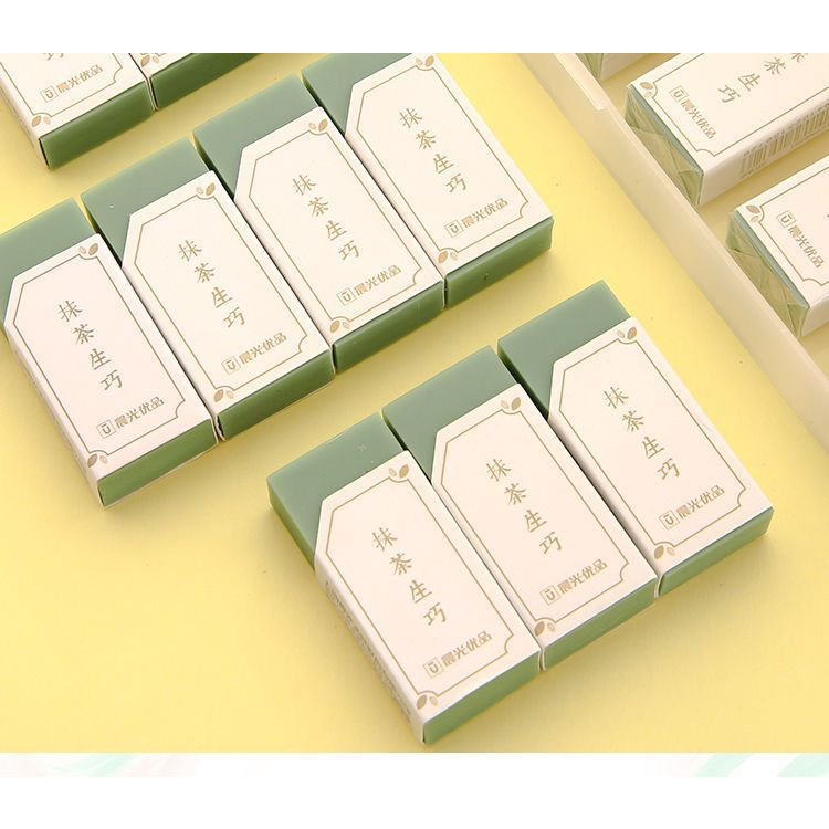 Tẩy chì matcha trà xanh 4B tiện dụng không để lại vết M~G