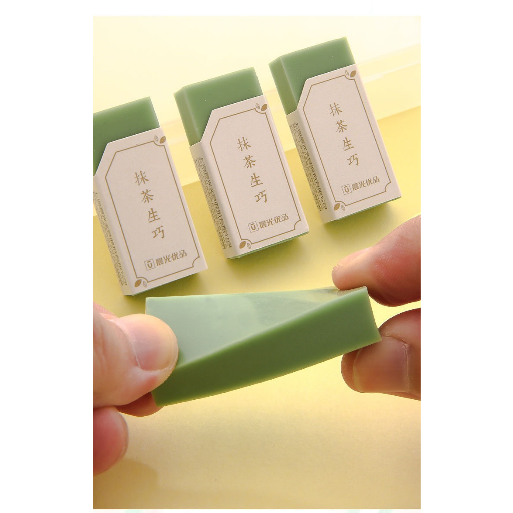 Tẩy chì matcha trà xanh 4B tiện dụng không để lại vết M~G