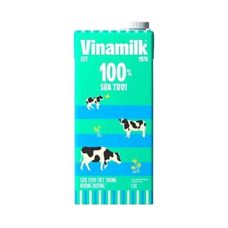 Sữa tươi không đường Vinamilk hộp 1 lít