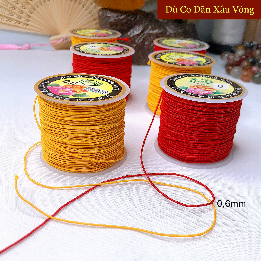 Gía sỉ dây dù sâu vòng gỗ, vòng đá