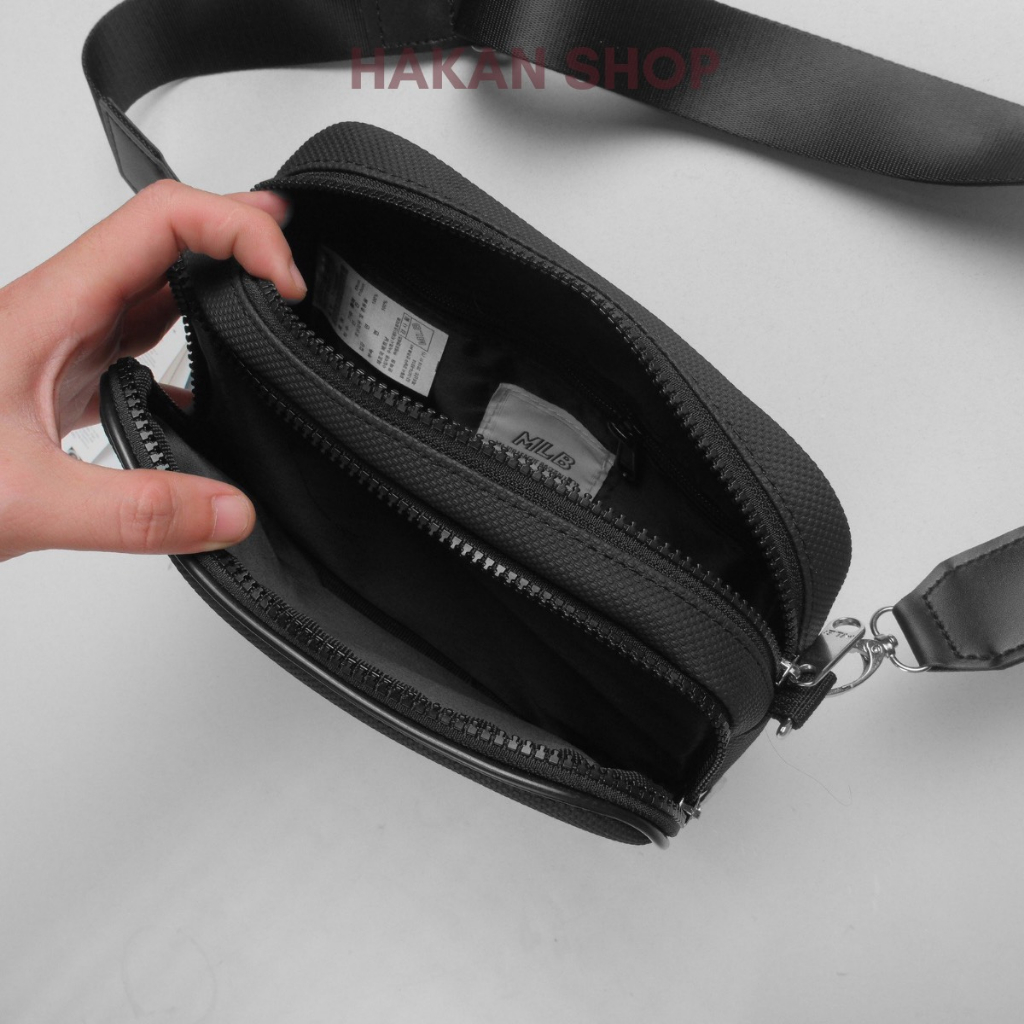 Túi Đeo Chéo MLB NY Logo 7 Màu Chuẩn Hãng Chất Liệu Polystes Kháng Nước Size 21cm*14cm*6cm