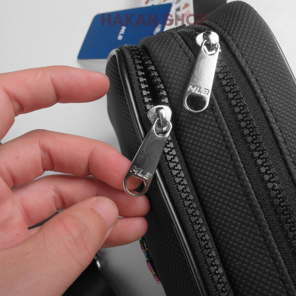 Túi Đeo Chéo MLB NY Logo 7 Màu Chuẩn Hãng Chất Liệu Polystes Kháng Nước Size 21cm*14cm*6cm