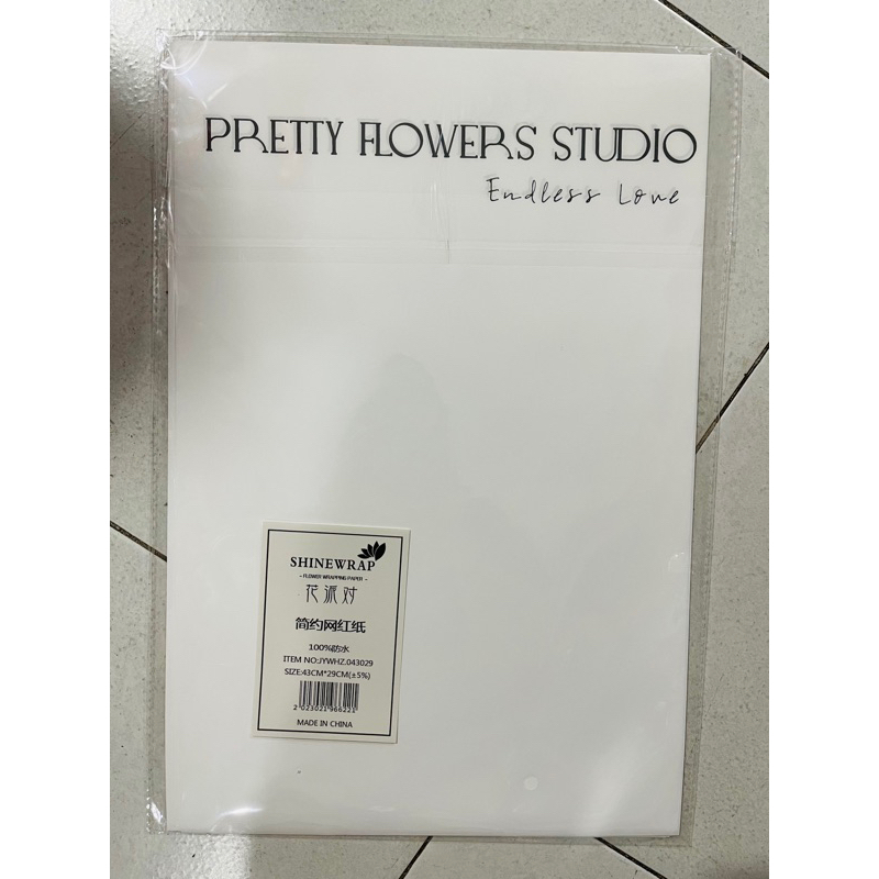 Giấy lót gói hoa in chữ