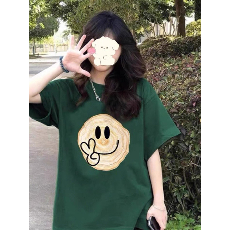 ÁO PHÔNG MẶT CƯỜI CHÀO FORM RỘNG TAY LỠ PM11