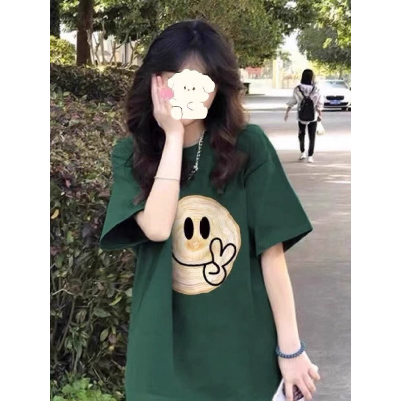 ÁO PHÔNG MẶT CƯỜI CHÀO FORM RỘNG TAY LỠ PM11