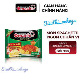 Mì trộn Omachi Sốt Spaghetti Gói 91g