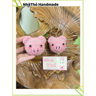 Móc khoá len con Heo Handmade 🐷🐷
