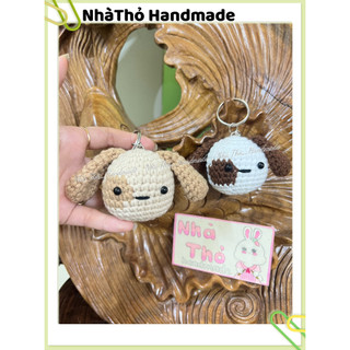 Móc khoá len chó lulu, shiba Handmade 🐶🐶