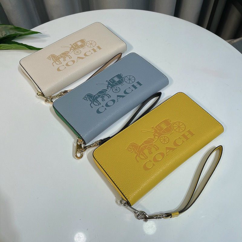 Ví Coach dài Long zip around wallet