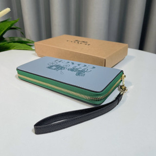 Ví Coach dài Long zip around wallet