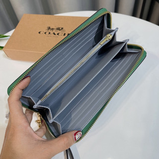 Ví Coach dài Long zip around wallet