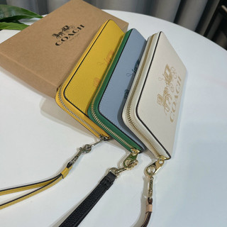 Ví Coach dài Long zip around wallet