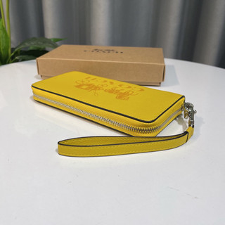 Ví Coach dài Long zip around wallet