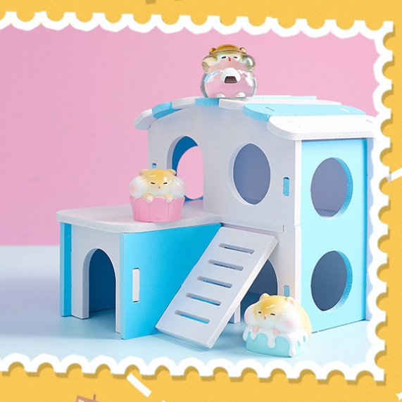 Đồ chơi túi mù mô hình nhân vật mini dễ thương  test may mẵn ngẫu nhiên Kỳ Nghỉ Hè Của Hamster