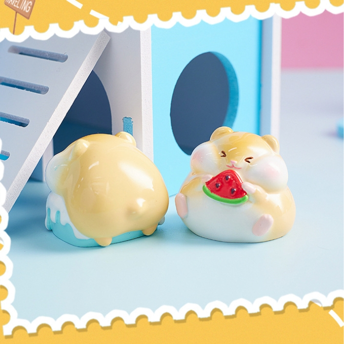 Đồ chơi túi mù mô hình nhân vật mini dễ thương  test may mẵn ngẫu nhiên Kỳ Nghỉ Hè Của Hamster