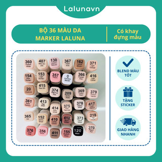 Bộ bút Marker 36/60 cây màu Da Touch Cool dạng túi vải tô màu Anime , chân dung mỹ thuật cho mọi lứa tuổi - B67