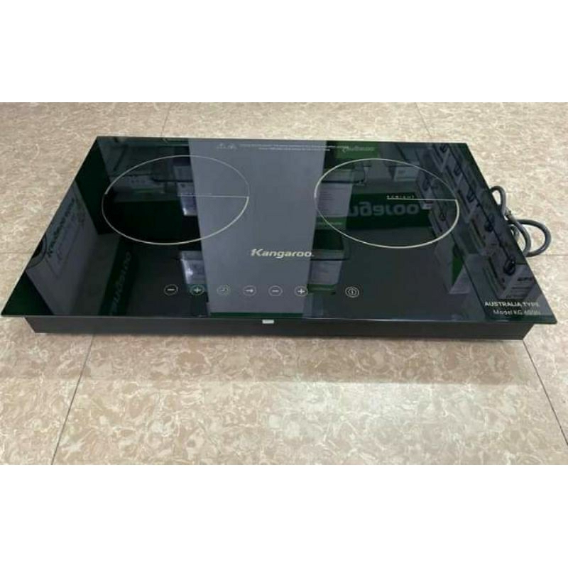 Bếp điện từ đôi kangaroo 1 bên từ 1 bên hồng ngoại kg499N hàng chính hãng bảo hành 12 tháng