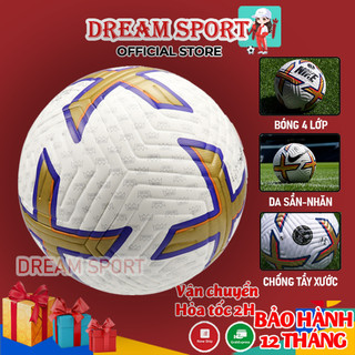 Quả bóng đá NHA 22-23 , Tặng kim bơm, túi lưới Bảo Hành Da 12 Tháng