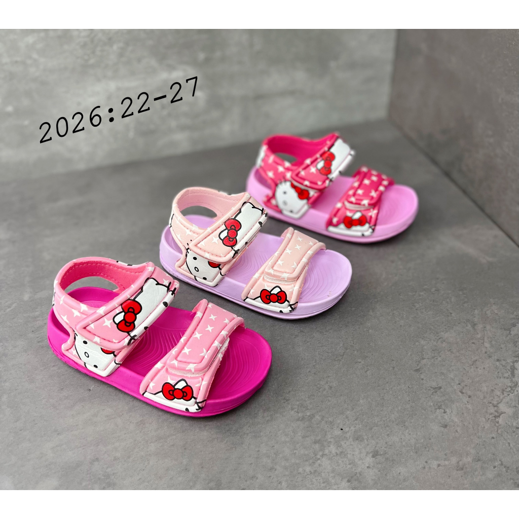 Xăng đan xốp trẻ em hoạ tiết kity size 18-29
