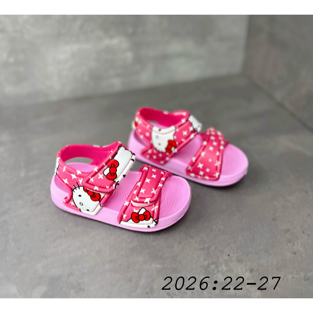 Xăng đan xốp trẻ em hoạ tiết kity size 18-29