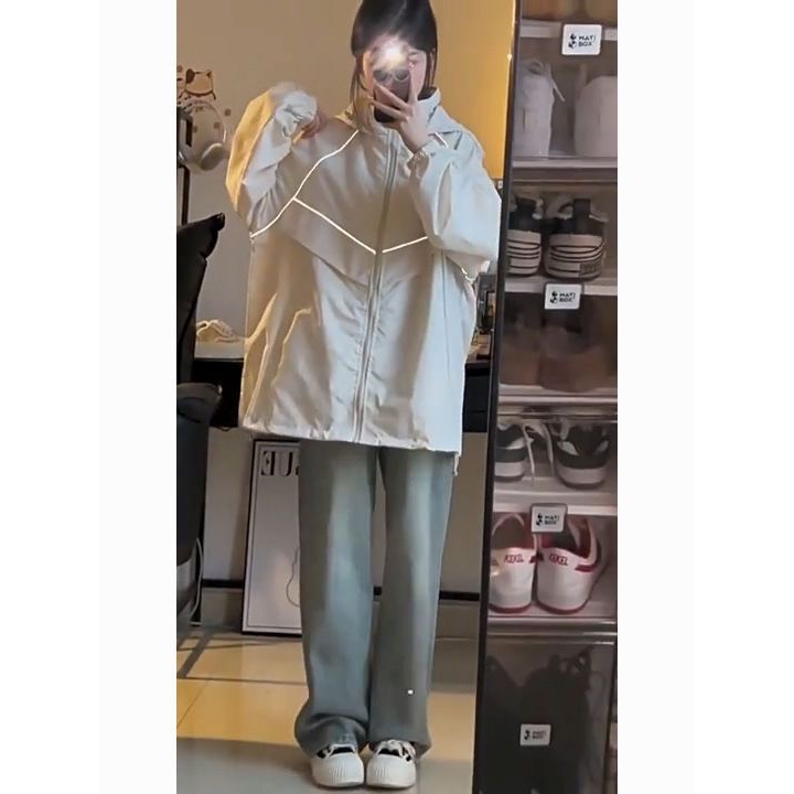 ÁO KHOÁC GIÓ PHẢN QUANG THÊU LOGO TAY