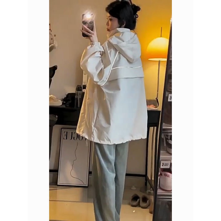 ÁO KHOÁC GIÓ PHẢN QUANG THÊU LOGO TAY