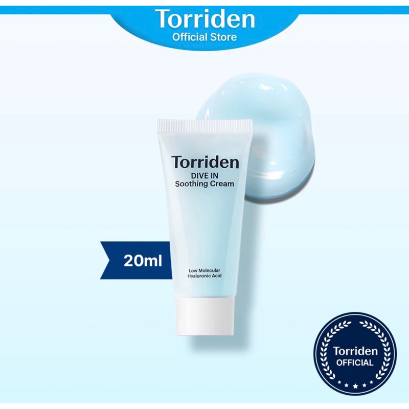 Torriden Dive in Soothing Cream tuýp mini 20ml