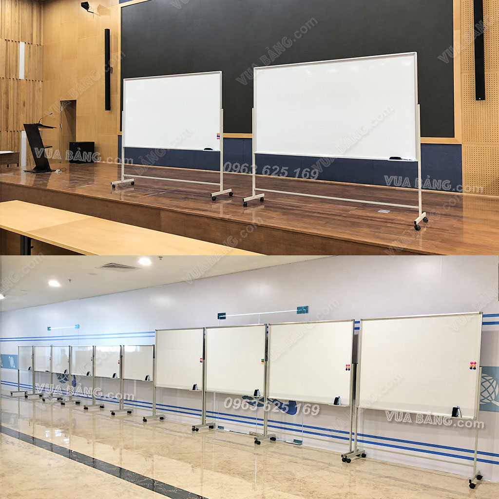 Bảng Từ Trắng Di Động Có Chân Viết Bút Lông