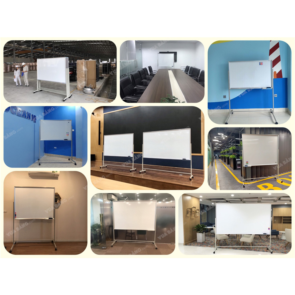 Bảng Từ Trắng Di Động Có Chân Viết Bút Lông