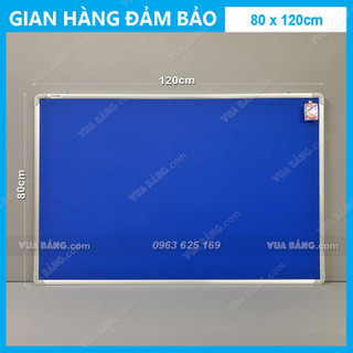 Bảng Ghim Nỉ; KT: 0,8x1,2m (Tặng 01 hộp đinh ghim ngũ sắc)