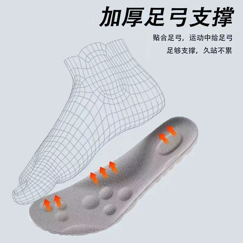 Tấm đệm lót giày siêu êm siêu mềm, thoán khí thoải mái, hấp thụ sốc