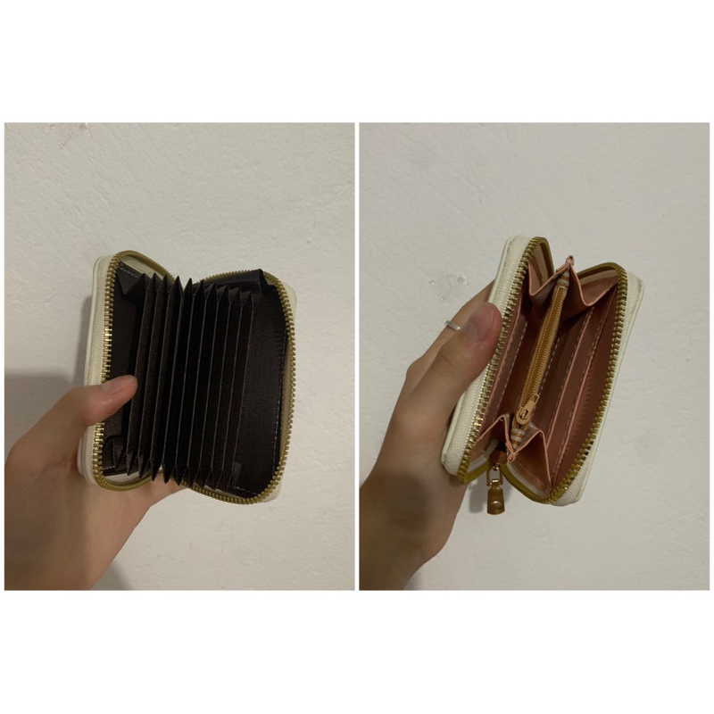 Ví Ngắn Mini Nữ Cầm Tay Có Khóa Kéo Họa Tiết Hoạt Hình Dễ Thương