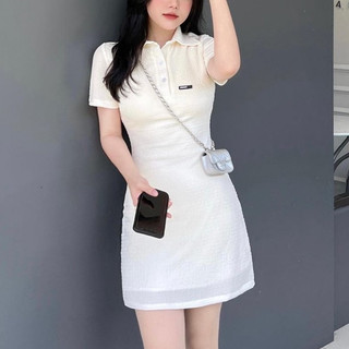 ĐẦM CỔ POLO THUN NHÚN - DA3066