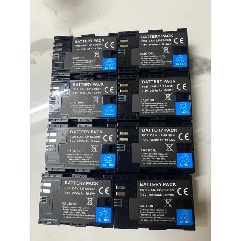 Pin máy ảnh canon dung lượng cao  LPe6 dùng cho canon 60d,5d,5d2,5d3,5d4,R,R6,80d
