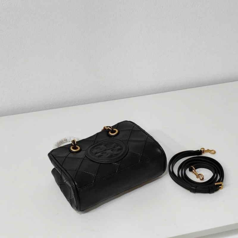 Túi T0RY BURCH FLEMING SOFT MINI CHAIN TOTE - BLACK💥 SIÊU SANGl