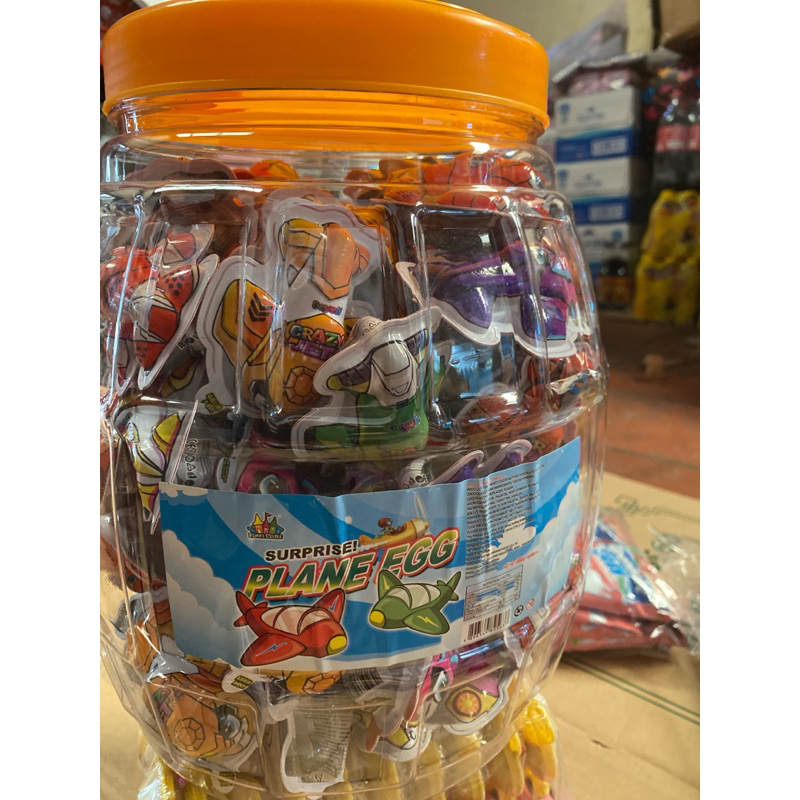 Sỉ hộp 60 chiếc đồ chơi máy bay kèm kẹo