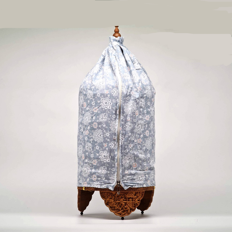 Áo lồng khuyên hoa văn - Vải che cho lồng khuyên đẹp