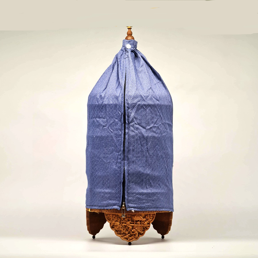 Áo lồng khuyên hoa văn - Vải che cho lồng khuyên đẹp