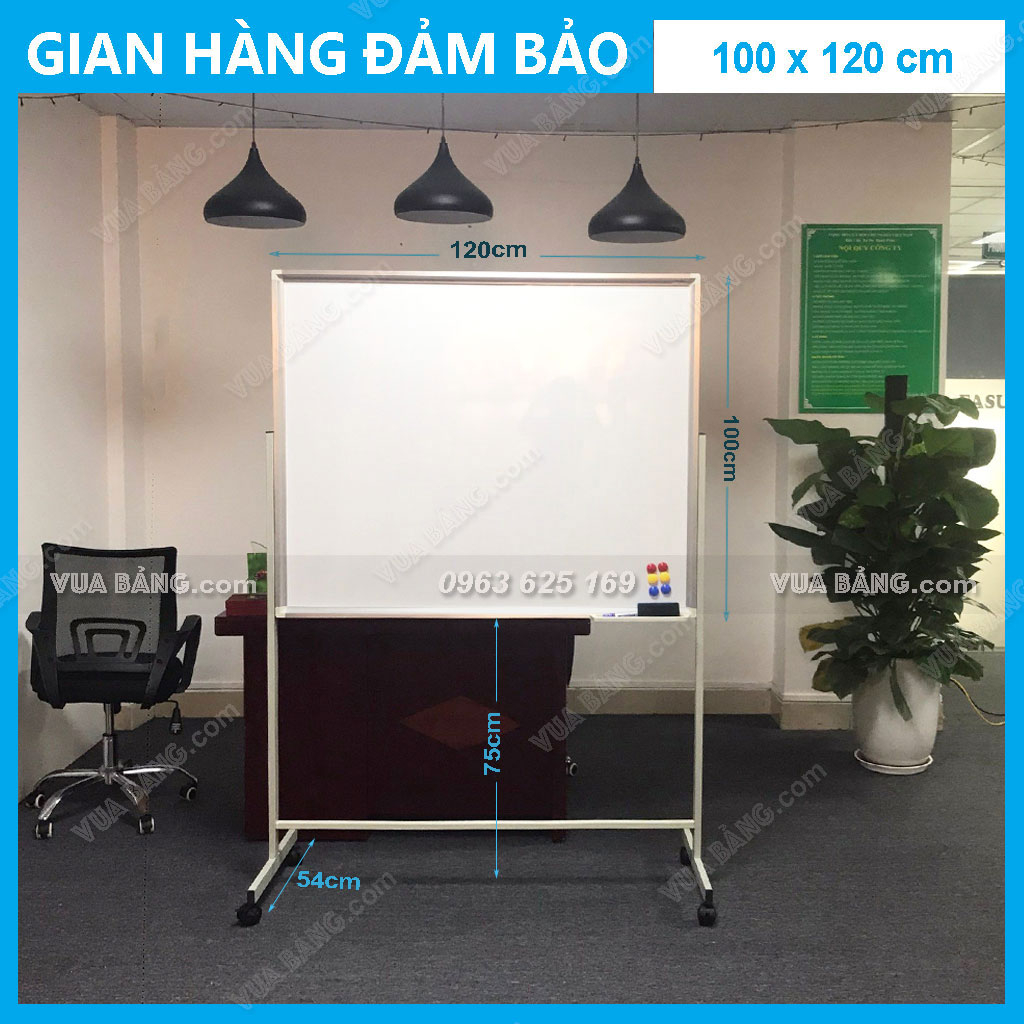 Bảng Từ Trắng Có Chân Di Động Viết Bút Lông