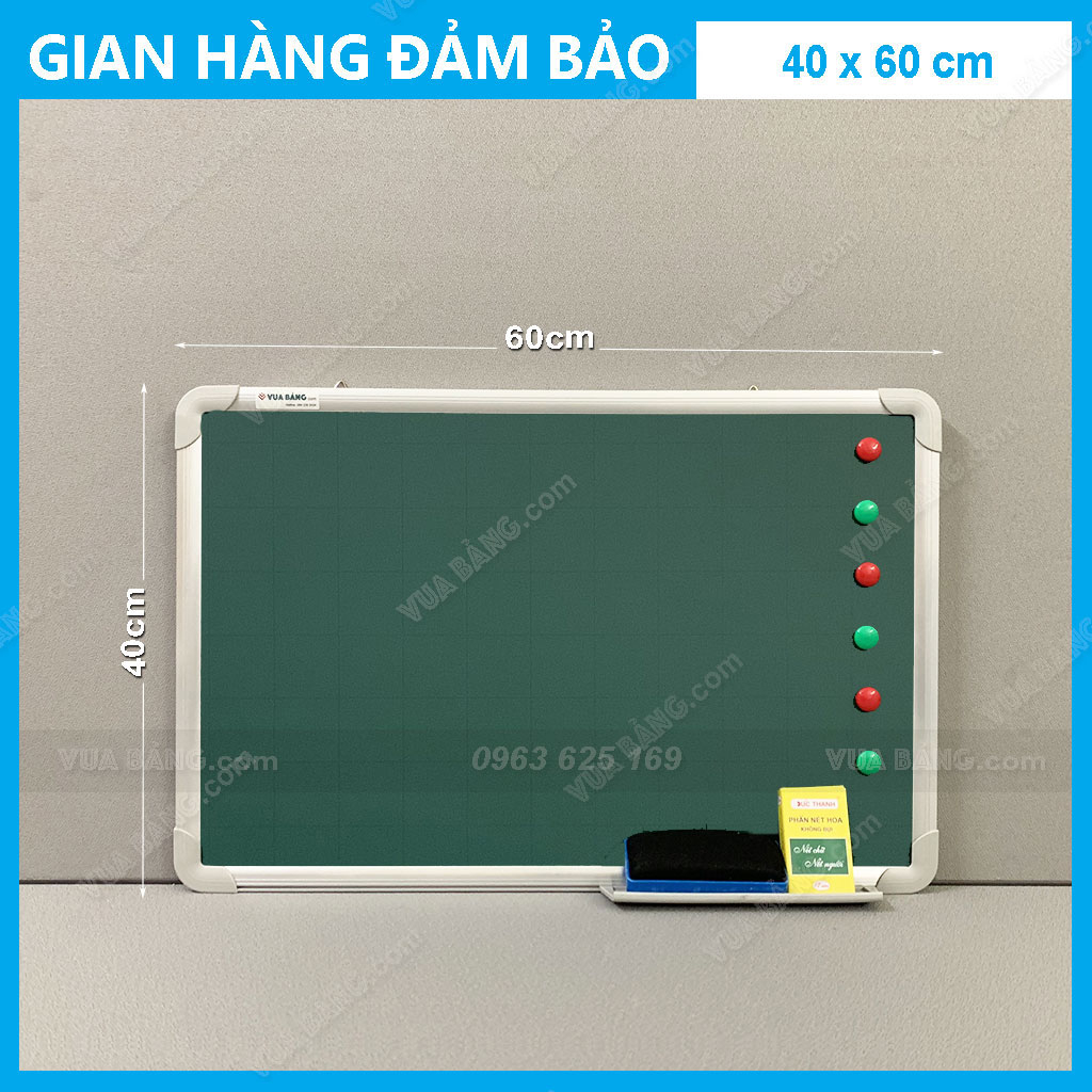 Bảng Từ Xanh Treo Tường Viết Phấn