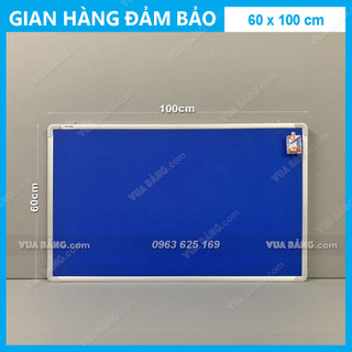 Bảng Ghim Nỉ; KT: 0,6x1,0m (Tặng 01 hộp đinh ghim ngũ sắc)
