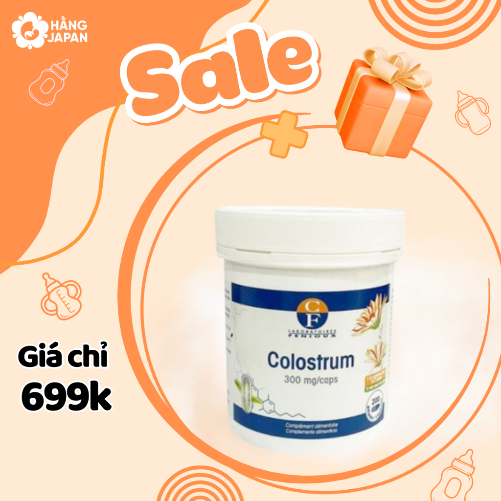 Sữa non Pháp Fenioux Colostrum hộp 200 viên phiên bản mới
