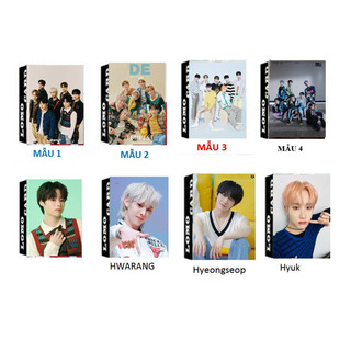 Hộp 30 lomo card ảnh nhóm tempest, hanbin, hwarang, hyuk