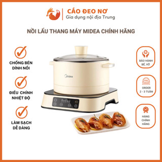 [Chính hãng - Hàng Hot] Nồi Lẩu Thang Máy Chính Hãng MIDEA - Nồi Lẩu Điện Cao Cấp Bảo Hành 6 Tháng - Cáo Đeo Nơ