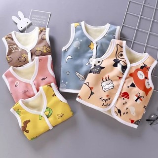 Áo Gile Nỉ Bông Sơ Sinh Bé Trai 3-11KG, Nhiều Mẫu